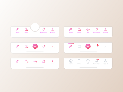 Daily UI - Tab Bars app clean concept dailyui design icon iconography inspiration menu minimal navigation option tab bar ui ui design ux ux design