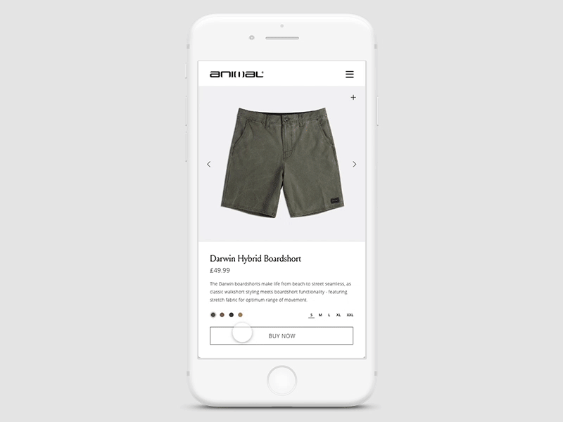 PDP Concept animation design digital design ecommerce graphic design interaction minimal app minimalist mobile app design mobile design modern ui ux web design