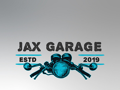 Jax Garage bike branding cafe racer cruiser garage illustrator moterbike vintage