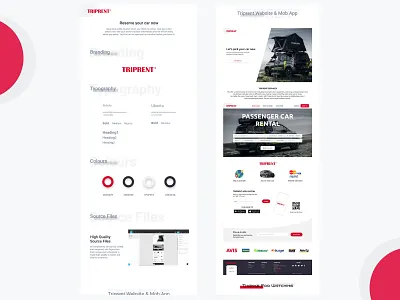 TRIPRENT Car Rental branding branding design car app dribbble best shot figma figmadesign illustraion mobile app mobile app design mobile ui design rental app ui ux design user experience design user experience ux user interface user interface animation user interface design user interface experience web app design web desgin