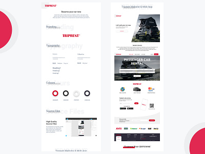 TRIPRENT Car Rental branding branding design car app dribbble best shot figma figmadesign illustraion mobile app mobile app design mobile ui design rental app ui ux design user experience design user experience ux user interface user interface animation user interface design user interface experience web app design web desgin