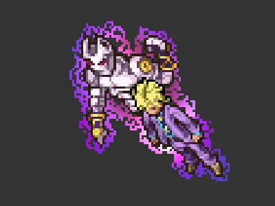Yoshikage Kira Tibia style jjba jojo jojos bizarre adventure pixelart