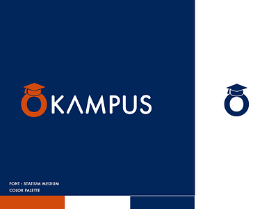 Logo design for Okampus app campus dark code design icon identity logo school logo typography vector