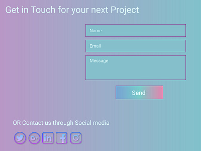 #028 Contact Us contact contact form contact page contact us daily 100 challenge dailyui design gardient ui ui ux ui ux design ui 100 ui 100day ux ux ui ux design