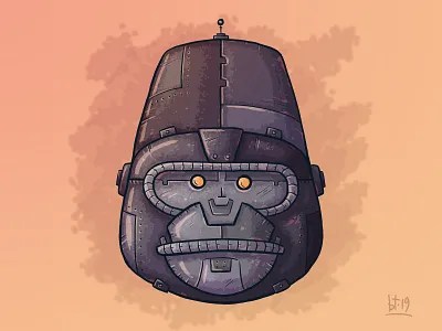 Steampunk Mech-Gorilla ape character design digital illustration gorilla illustration mechanical primate robot steampunk