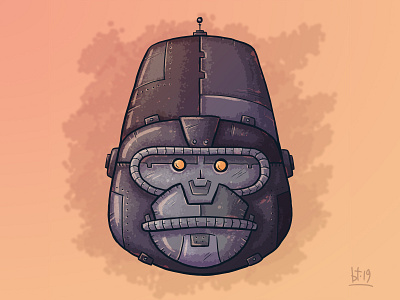 Steampunk Mech-Gorilla ape character design digital illustration gorilla illustration mechanical primate robot steampunk