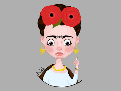 Frida Kahlo book illustration character character art concept creative design fashion gigital art hero illustration illustrator kids illustration