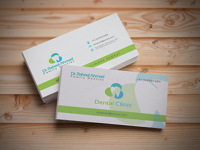 Dental Card branding flat illustration logo vector web