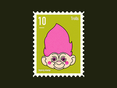 Trolls flat 插画
