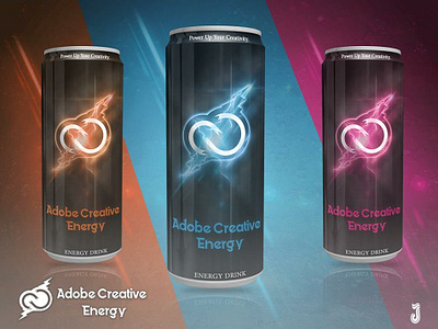 Adobe Energy Drink adobe after effect energy energy drink graphic design illustrator indesign packagedesign photoshop power