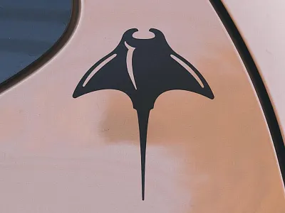 Manta Ray Campaign cape clasp cape cod decal design manta ray ocean ray sticker