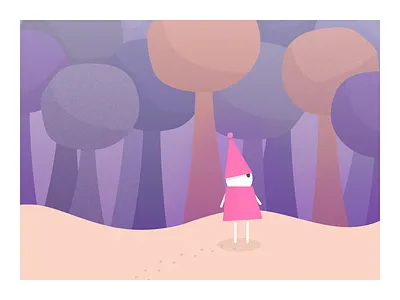 Searching the way creature creature design design forest illustration