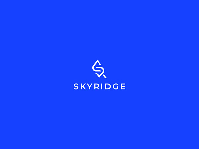 Skyridge Logo Design brand brand identity branding business design home icon logo logodesign minimal real estate ridge symbol typography vector