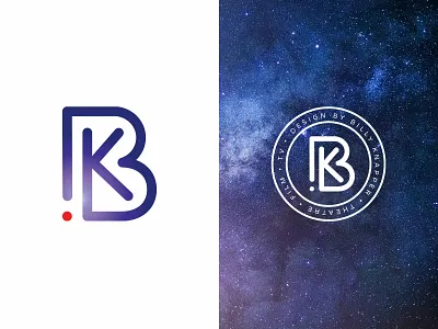 BK Logo Exploration bk logo monogram stamp