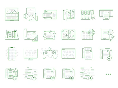 How about icons? crowdin icons set outline icon