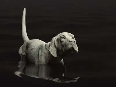 Dog Mood 3d 3d art c4d design dog light octane