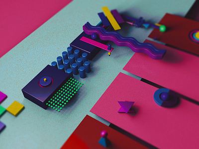 Typo - F 3d alphabet artist c4d cgi creative design digital graphic illustration inspiration minimalism typography