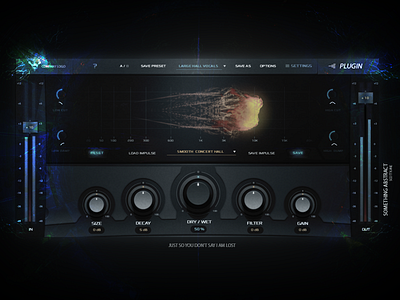 Something Abstract GUI audio design graphical user interface design gui gui design hi tech interface modern plugin ui user interface ux vst