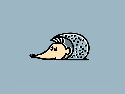 hedgehog 2d 2d art branding design graphic art graphic design hedgehog icon illustration logo simbol vector vector art
