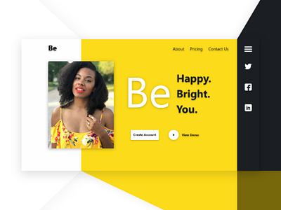 Be design landing page landingui ui uiux ux web design