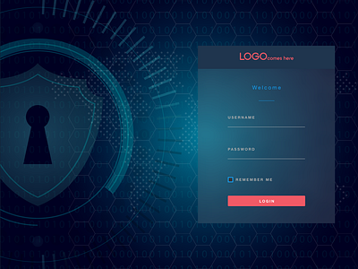 Login Page admin darkui dashboard login logo signin ui