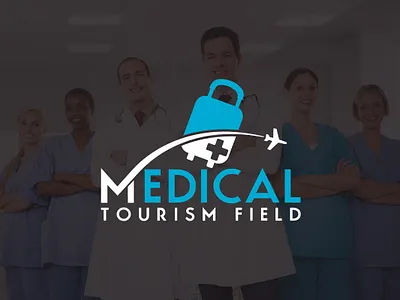 Medical Logo Design care colorful doctor global health healthcare healthy holiday hospital journey medical medicine modern plane professional