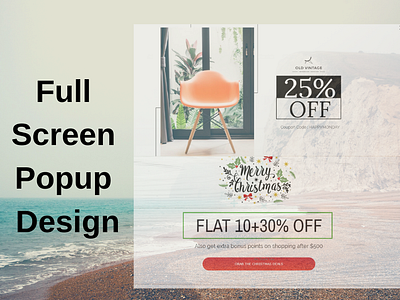 Full Screen Popup Design animation branding branding design design dribbble dribbble best shot illustration landing page landing page design logo photoshop popup design travel blog typography web web deisgn website website design wordpress wordpress design