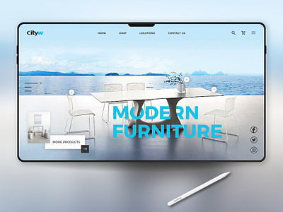 Cityw design landing page landing page concept ui ux web website