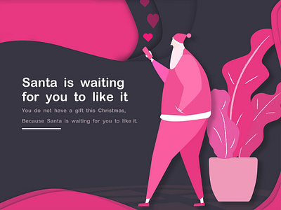 Christmas illustration design illustration ui
