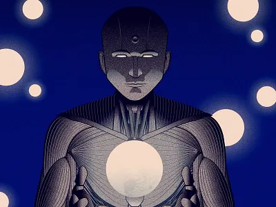 Moonmaker art design illustration scifi vector vector art