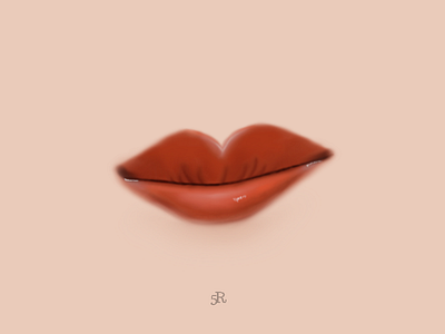 Realistic Mouth 5rdigital applepencil art digital drawing illustration ipad light mouth painting procreate realistic shadows