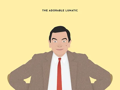 Mr. Bean - Series "The Who?" art bean character comedy design design art design of the day dribbble illustrated illustration minimal mr bean series series art tv vector vector artwork