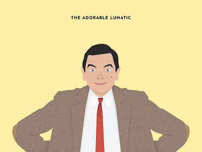 Mr. Bean - Series "The Who?" art bean character comedy design design art design of the day dribbble illustrated illustration minimal mr bean series series art tv vector vector artwork