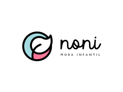 Branding - Noni branding clean design kids kids logo logo plant logo