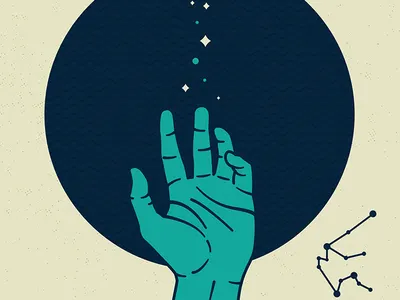 Aquarius aquarius constellation hand horoscope stars water zodiac