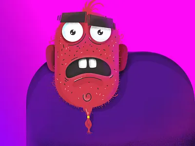 First attempt with Affinity Designer for iPad Pro affinity designer character illustration ipad pro pink