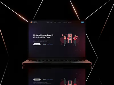 Finclick dark design finance financial benefits mvp finclick dark theme graphic design interface designs landing membership cards membership cards platform merchant portals next.js financial platform theme ui web web applications web development website