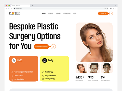 Skin Care Medical Landing Page UX/UI Design beautytech cleanui designinspiration doctorwebsite figma healthcareui landingpage medicalui medicalwebsite moderndesign skincare telemedicine ui ux webdesign websitedesign