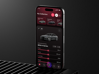 Mia: AI Car Modding Assistant App Design ai ai app design app design assistant booking design ios mobile app saas ui uiux