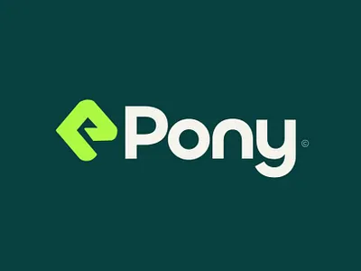 Pony - Letter P - Horse - Fintech - Animal Logo Design animal app icon brand identity brand logo branding business logo company logo fintech geometry logo horse logo identity letter p logo logo design logo designs modern logo tech visual identity