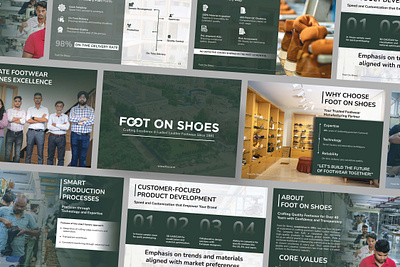 Foot on Shoes - Company Presentation Design adobe photoshop business deck business presentation company deck company presentation company profile creative presentation design design pitch deck footwear graphic design mock up pitch deck pitch deck design pitch deck presentation powerpoint powerpoint presentation powerpoint template presentation design presentation template