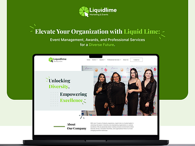 Liquid Lime – Elevating Events & Excellence! appdesign branding creativedesign design dribbleshots figma illustration logodesign minimaldesign mobileapp moderndesign prototype ui ux webdesign