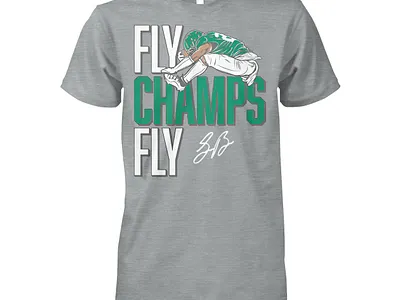 Saquon Barkley Fly Champs Fly Shirt design illustration t shirt design