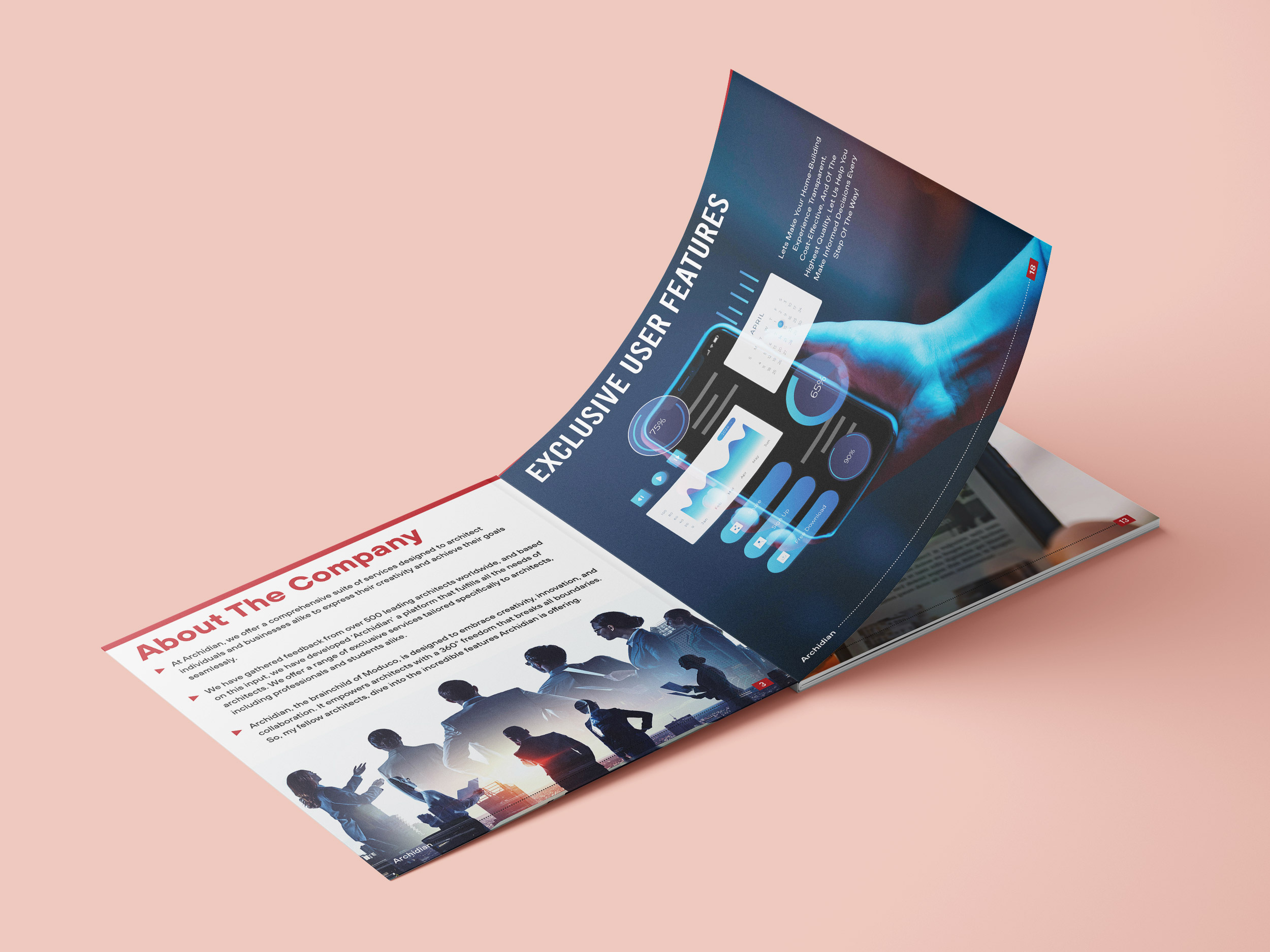 Example of Company Profile Design