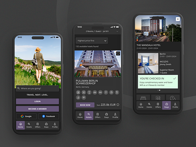 Hotel Booking App app app design booking hotel product design ui ux web design website