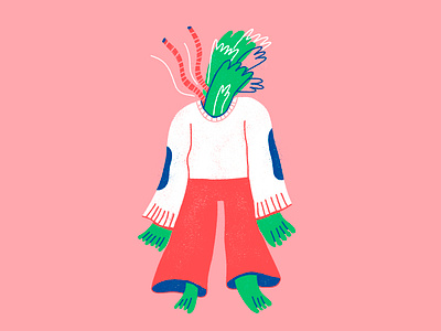 Treego characer design illustration plant