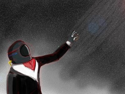 Reaching for the sun astronaut digital illustration illustration photoshop sketch space sun