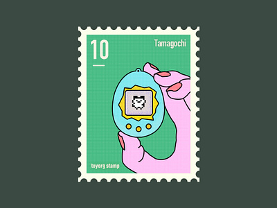 Tamagochi stamp