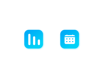 icons analytics calander icons logo