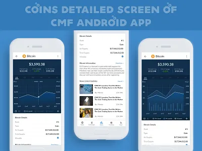 Coins Detailed Screen Of Cmf Android App coins coins detailed screen crypto currency crypto dashboard internal screen ui ux uidesign uiux design